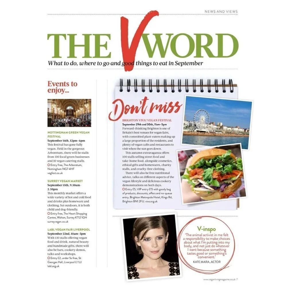 Vegan Living UK magazine Lifestyle Retired Back Issue 22 SEPTEMBER 2018 NEW